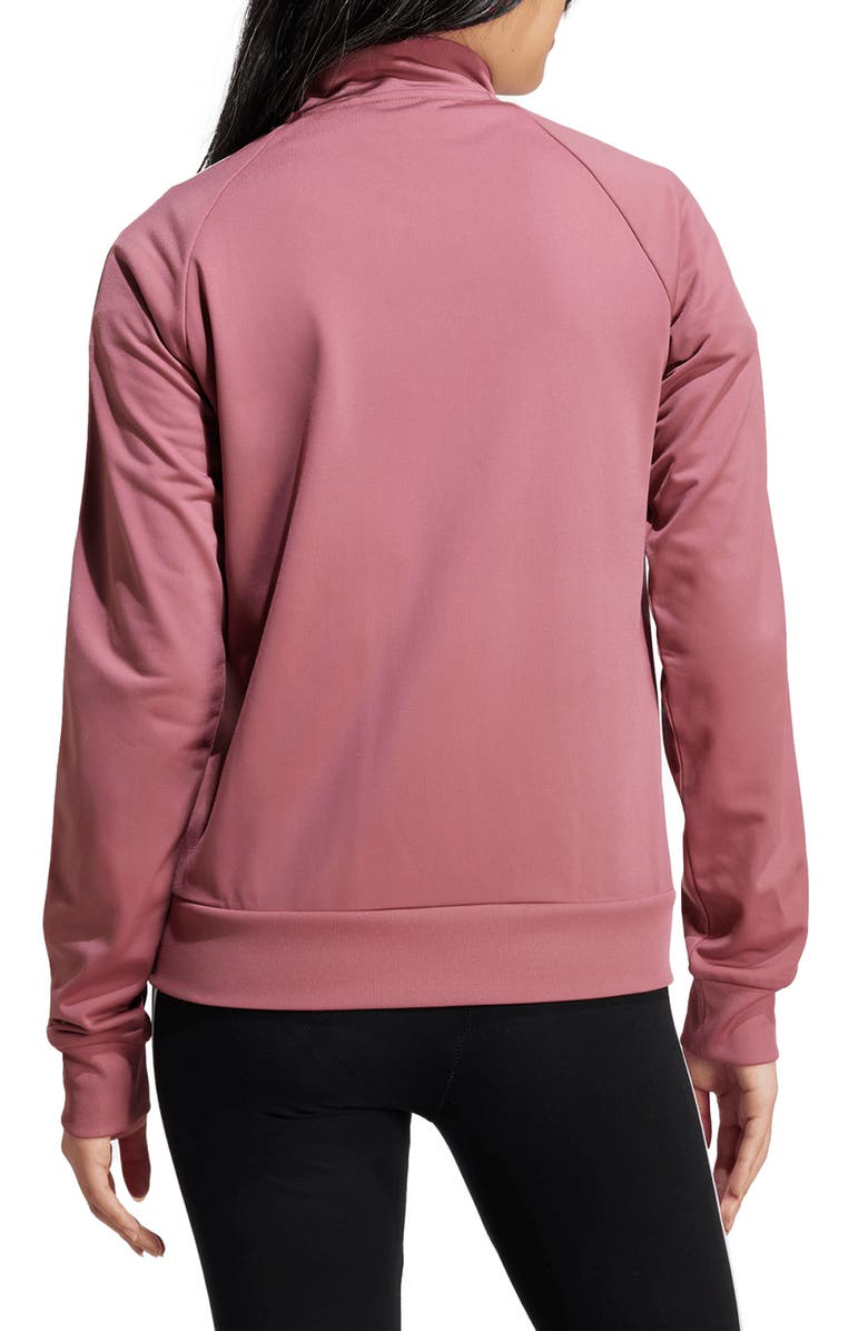 adidas Essentials 3-Stripes Recycled Polyester Track Jacket, Alternate, color,