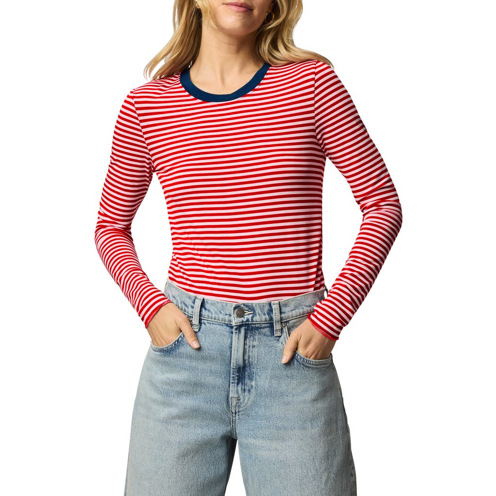 Splendid Striped Long Sleeve Tee In Multi