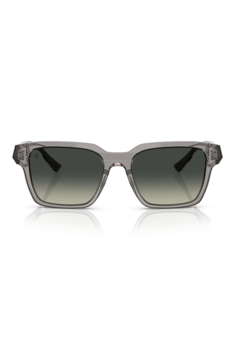55mm Gradient Square Sunglasses, Main, color, GREY / GRADIENT GREY