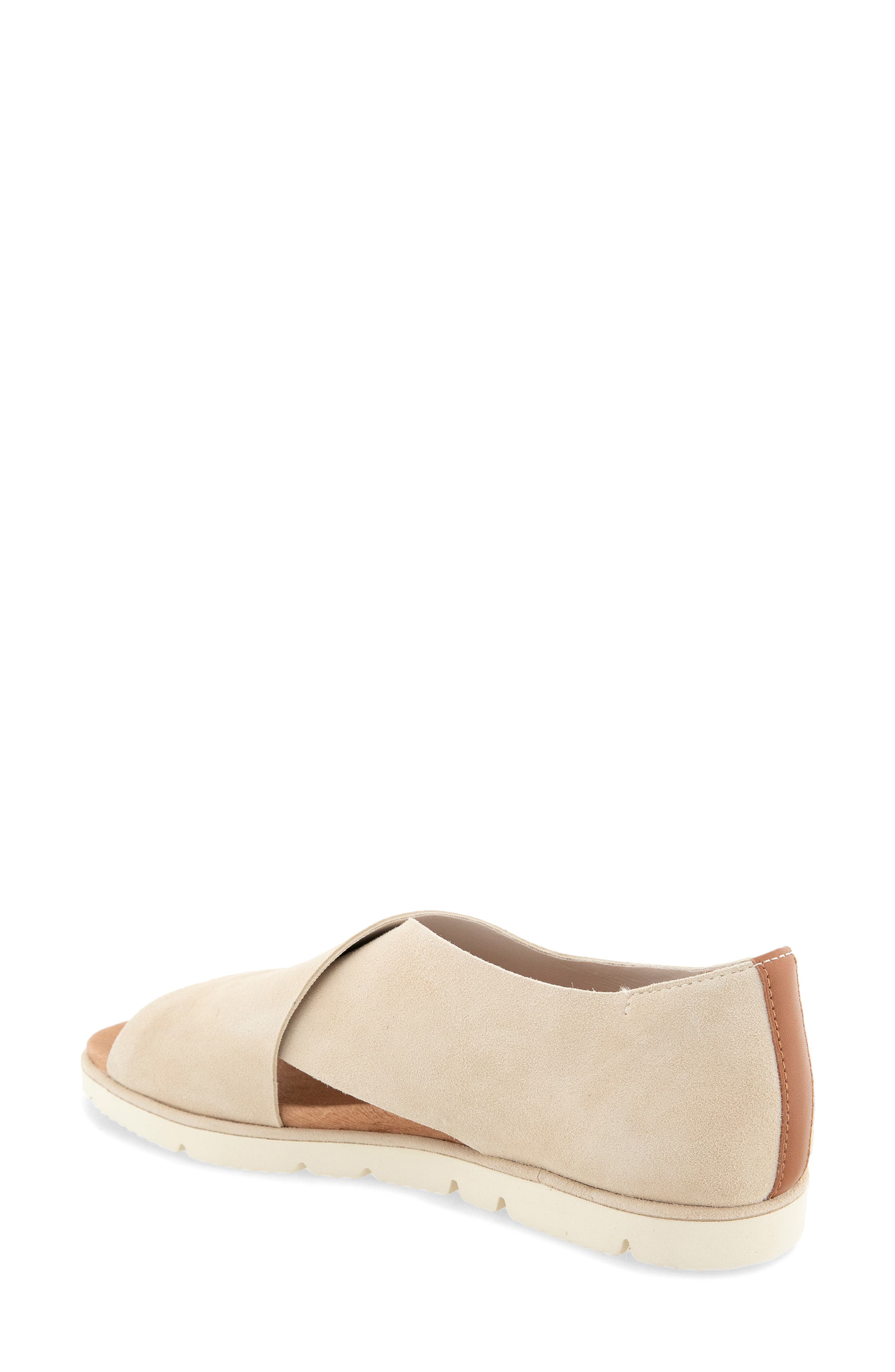 Gentle Souls Leslie Flat Sandal, Alternate, color, Doe Suede