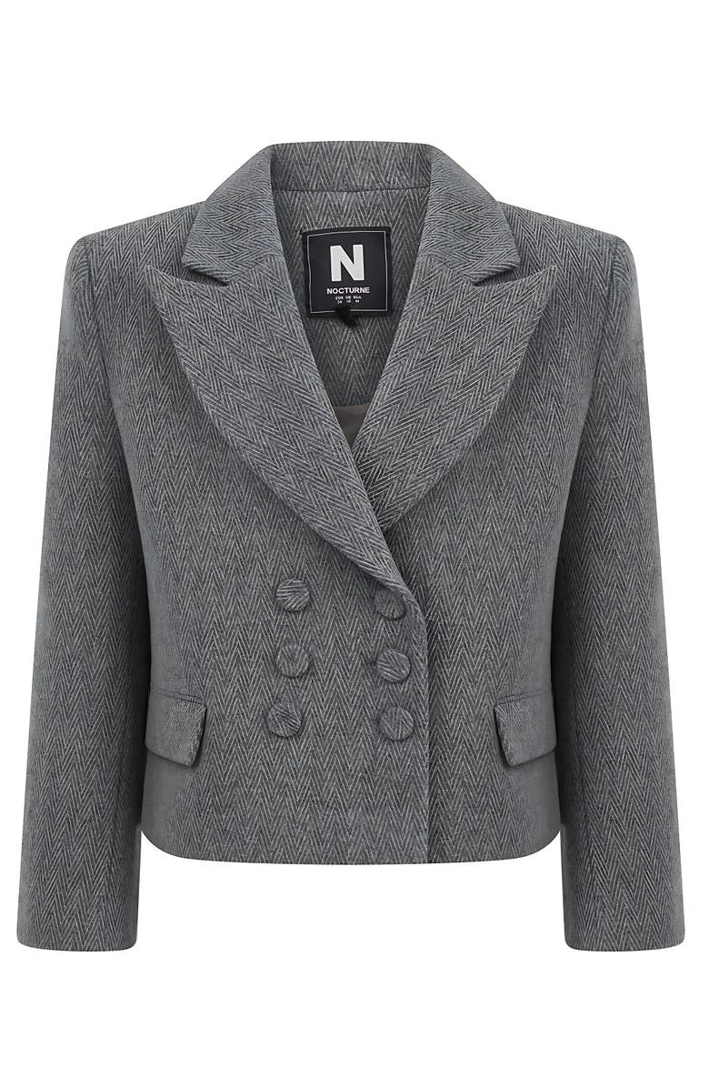 Nocturne Oversized Padded Shoulder Jacket, Alternate, color,