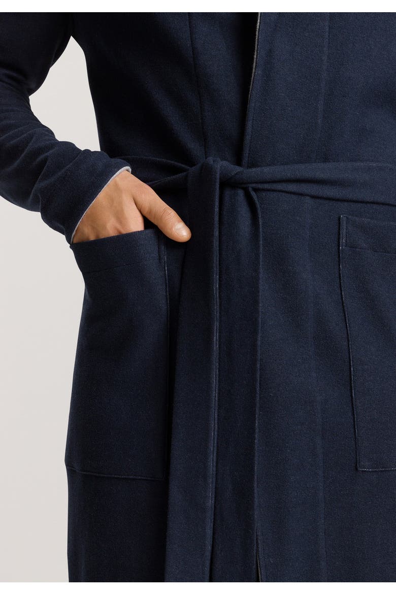 Cozy Living Recycled Cotton Robe, Alternate, color, Notte