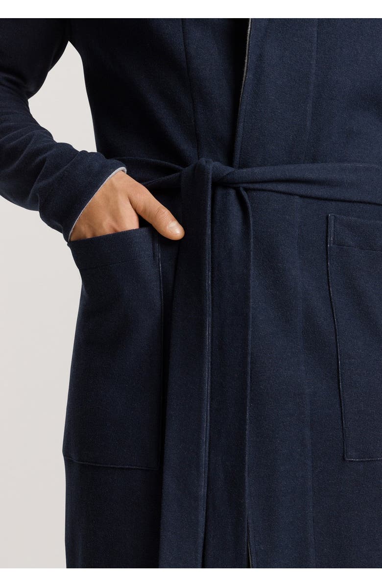 Hanro Cozy Living Recycled Cotton Robe, Alternate, color,