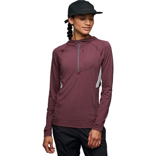 Black Diamond Alpenglow Pro Hooded Top - Women's in Fig 