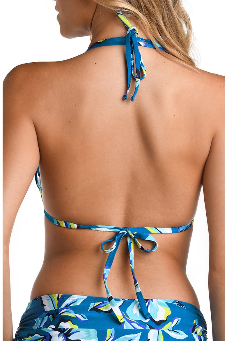 Island Slid Halter Bikini Top, Alternate, color, OCEAN