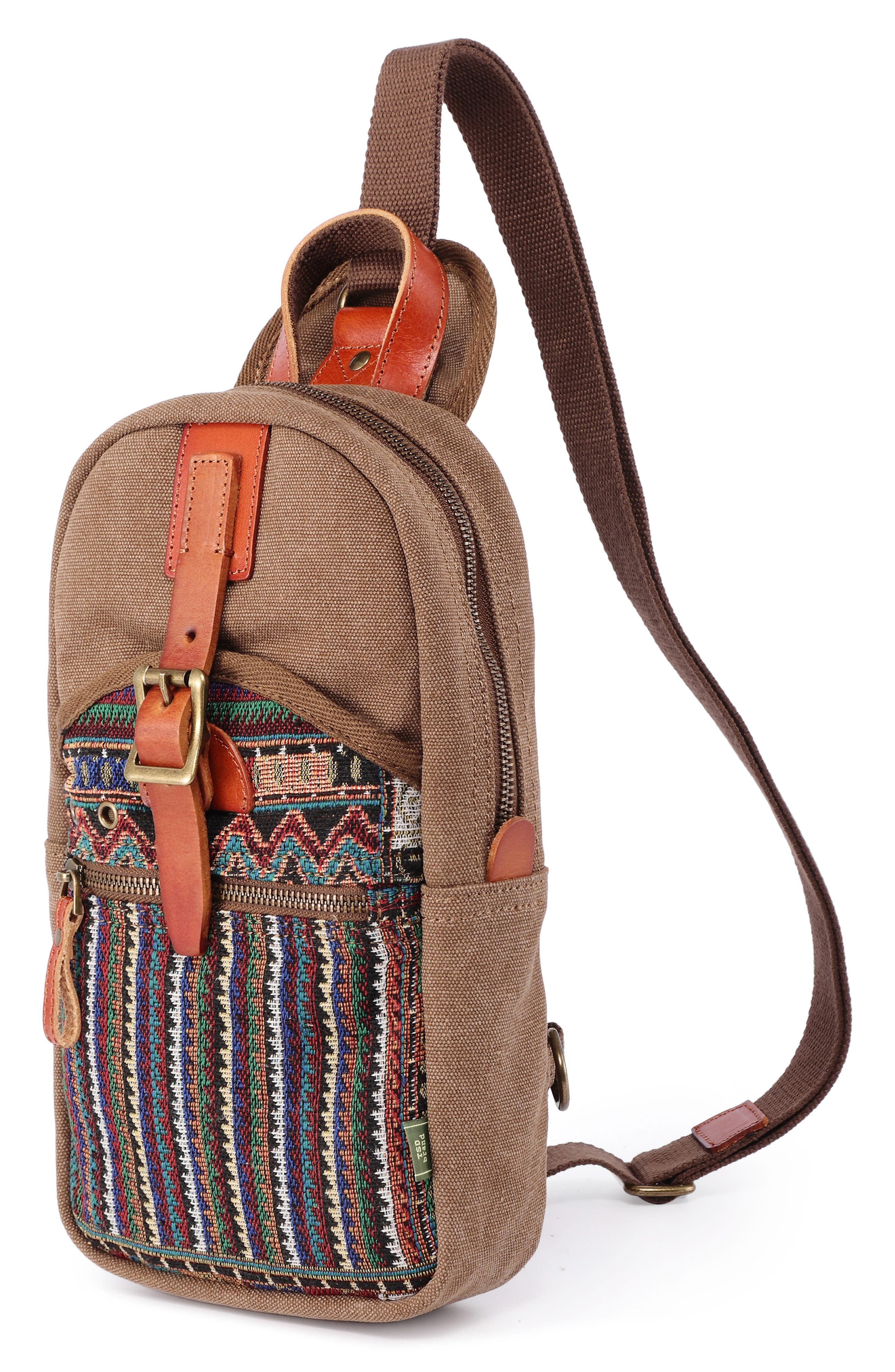 THE SAME DIRECTION Four Season Sling Bag, Alternate, color, Coffee