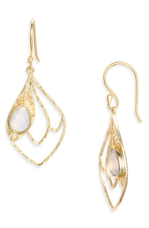 Mariposa Wings Opalite Drop Earrings