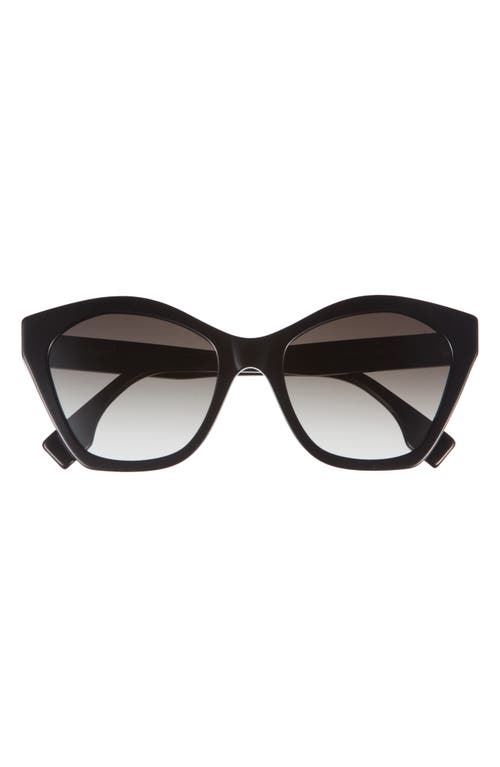 Fendi Lettering 52mm Square Sunglasses In Multi