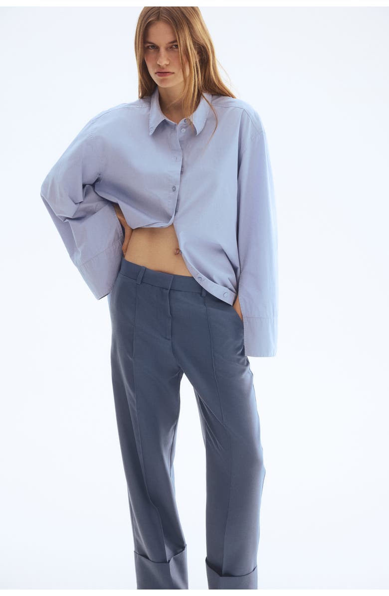 H&M Tailored Twill Trousers, Alternate, color, 