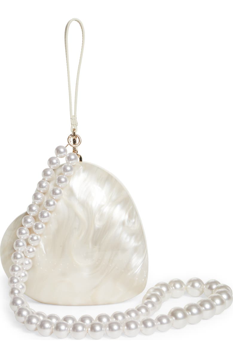 Simone Rocha Medium Heart Perspex Acrylic Minaudire, Alternate, color,