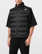 PLEIN SPORT Lightweight Padded Vest Scratch Men