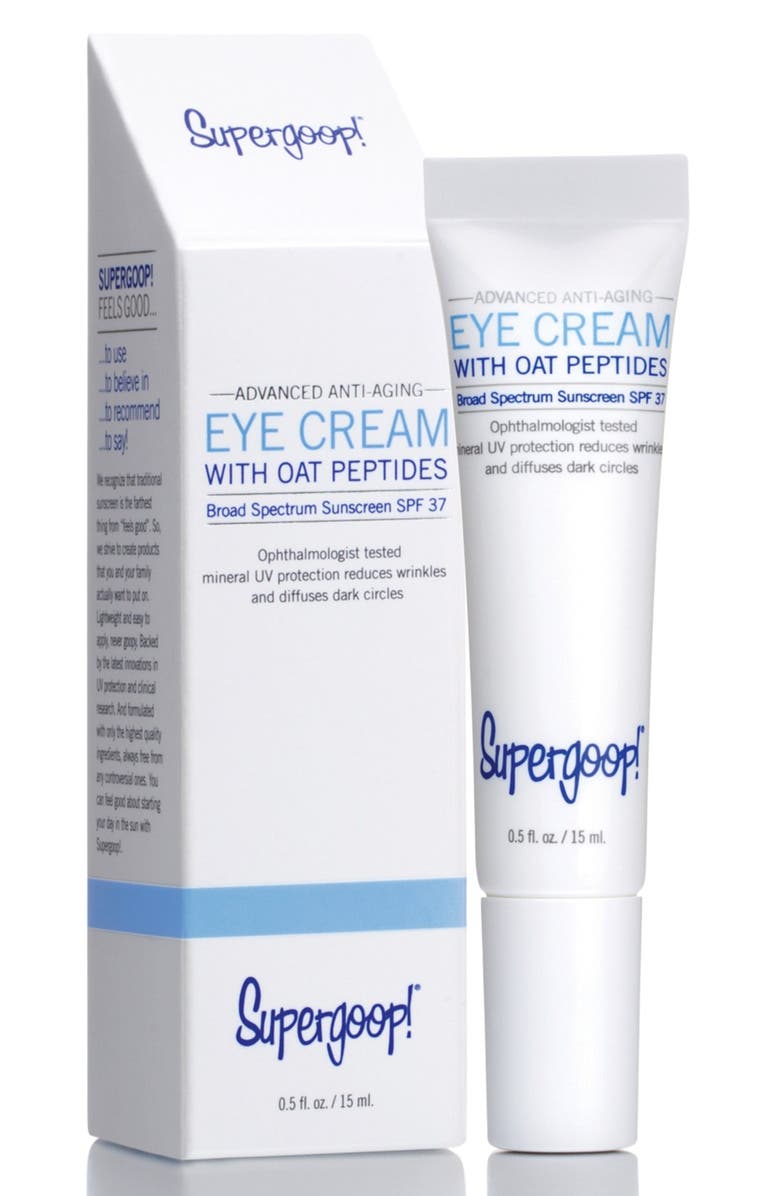 Supergoop!<sup>®</sup> Supergoop! Advanced Anti-Aging Eye Cream SPF 37, Alternate, color, 