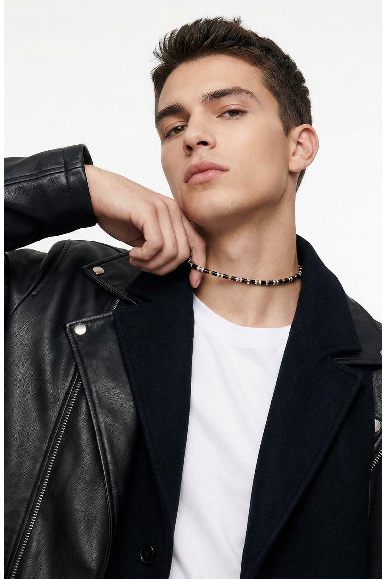 Men's Alexander Beaded Necklace, Alternate, color, MULTI