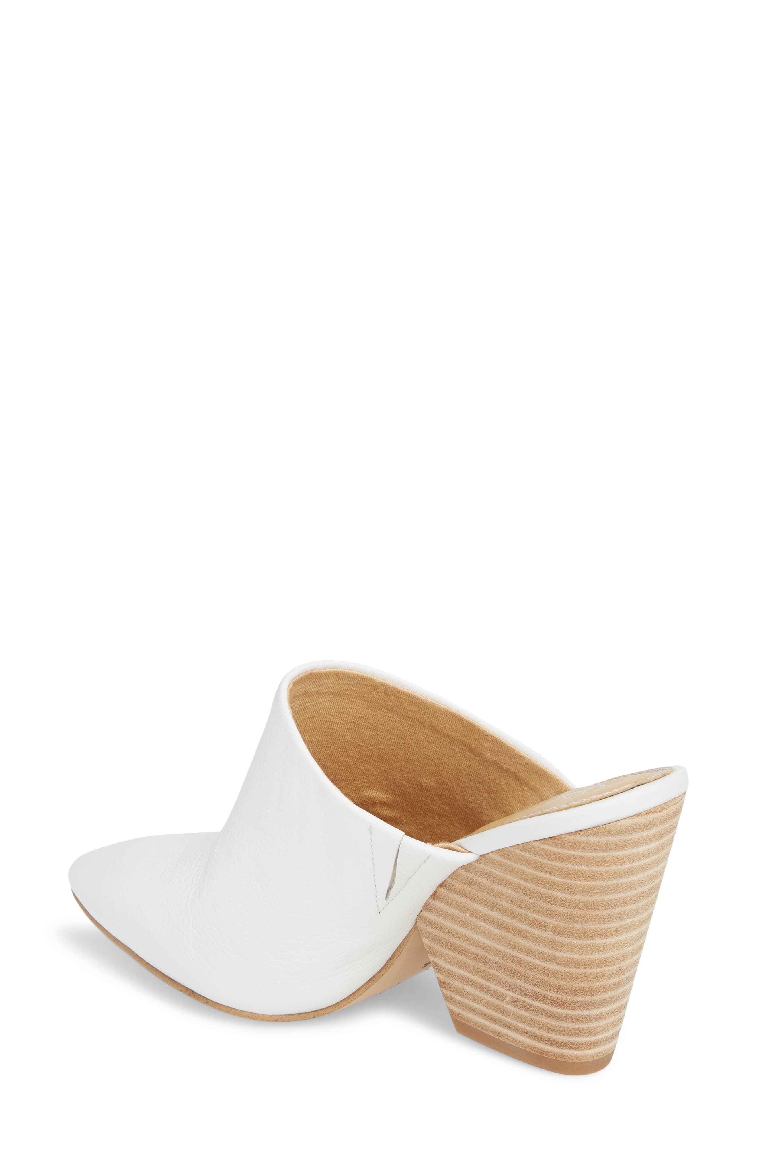 Nala Mule, Alternate, color, SNOW WHITE LEATHER