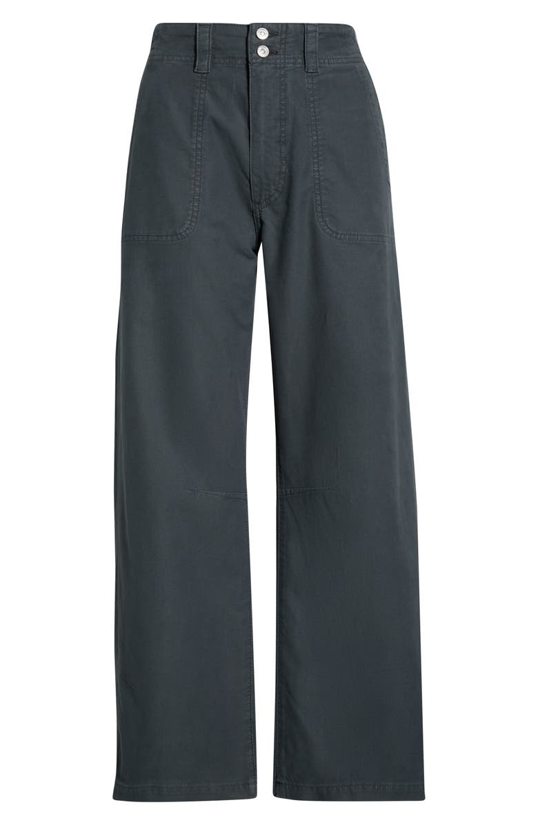 PAIGE Arellia High Waist Barrel Jeans, Alternate, color, Vintage Dark Cobblestone