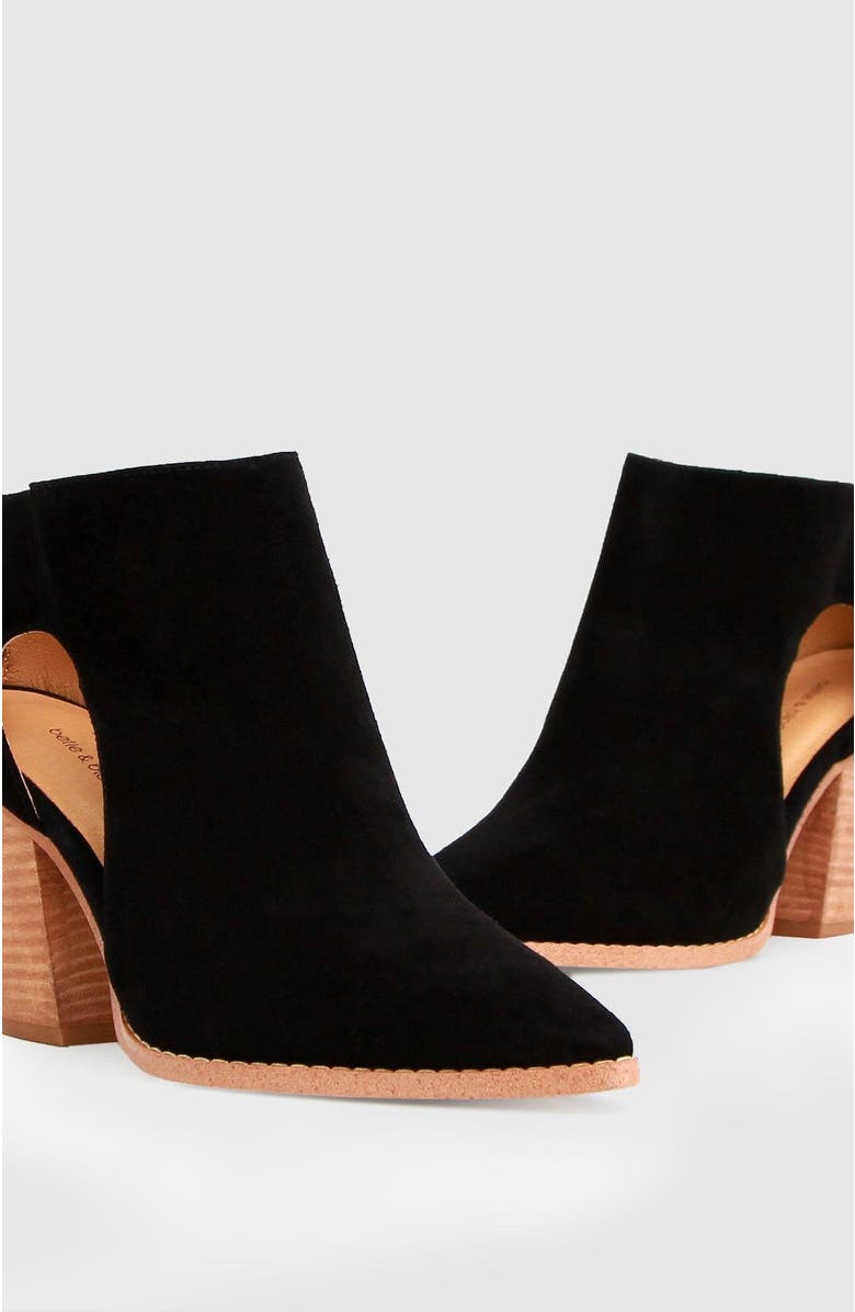 Belle & Bloom Midnight Special Suede Ankle Boot, Alternate, color, Black