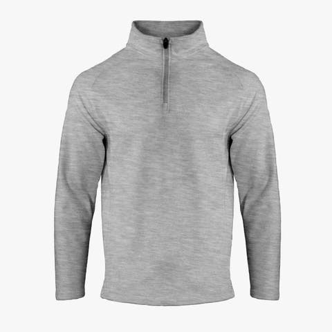 Men's Quater Zip 1/4 with Standup Collar Fleece