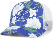 '47 Men's '47 Royal/White Tampa Bay Lightning Beach Side Adjustable Trucker Hat