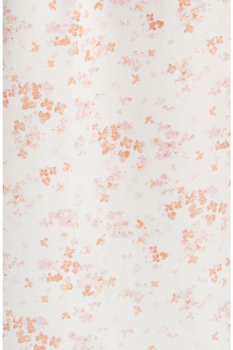 Floral Ruffle Blouse, Alternate, color, IVORY/ BLUSH FLORAL