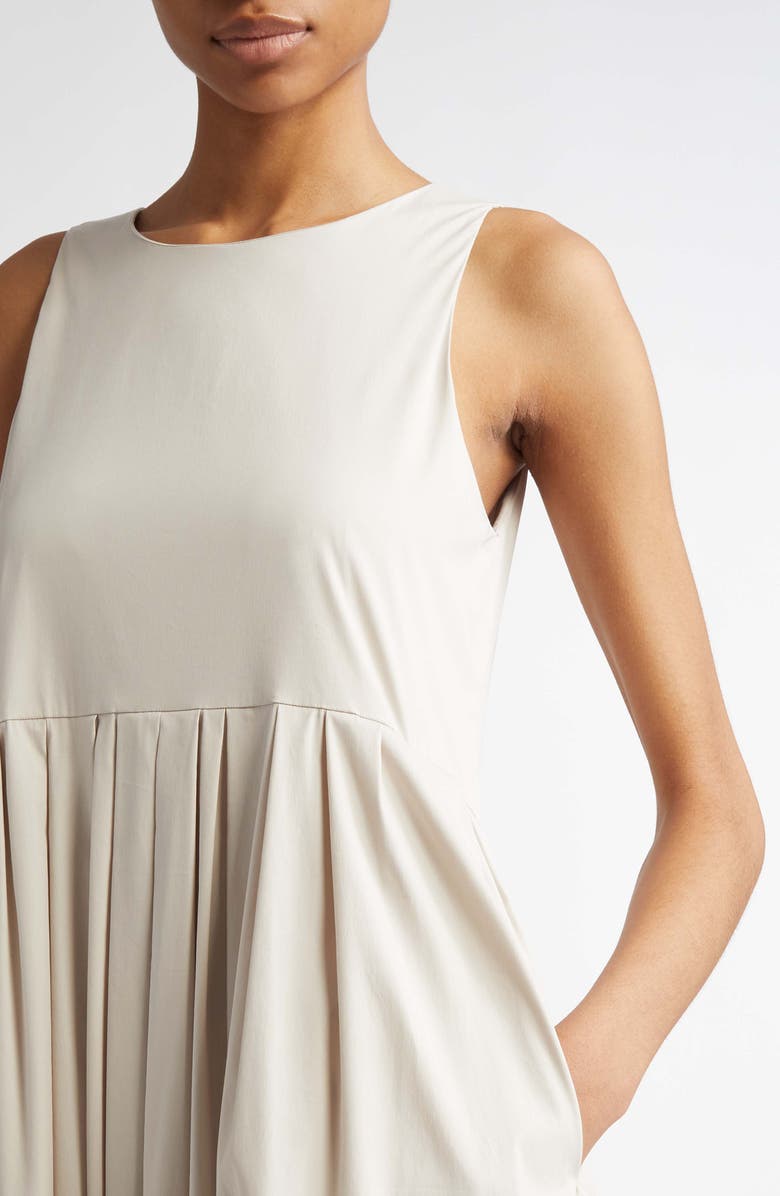 Max Mara Moira Pleated Sleeveless Dress, Alternate, color,