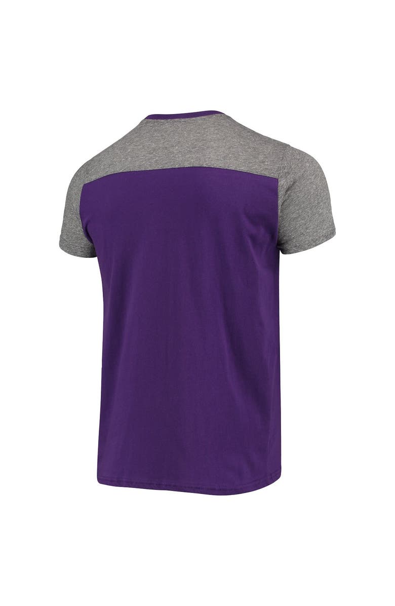 Majestic Threads Men's Majestic Threads Purple/Gray Minnesota Vikings Field Goal Slub T-Shirt, Alternate, color, Purple