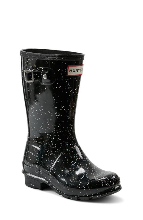 Original Giant Glitter Waterproof Rain Boot (Big Kid)