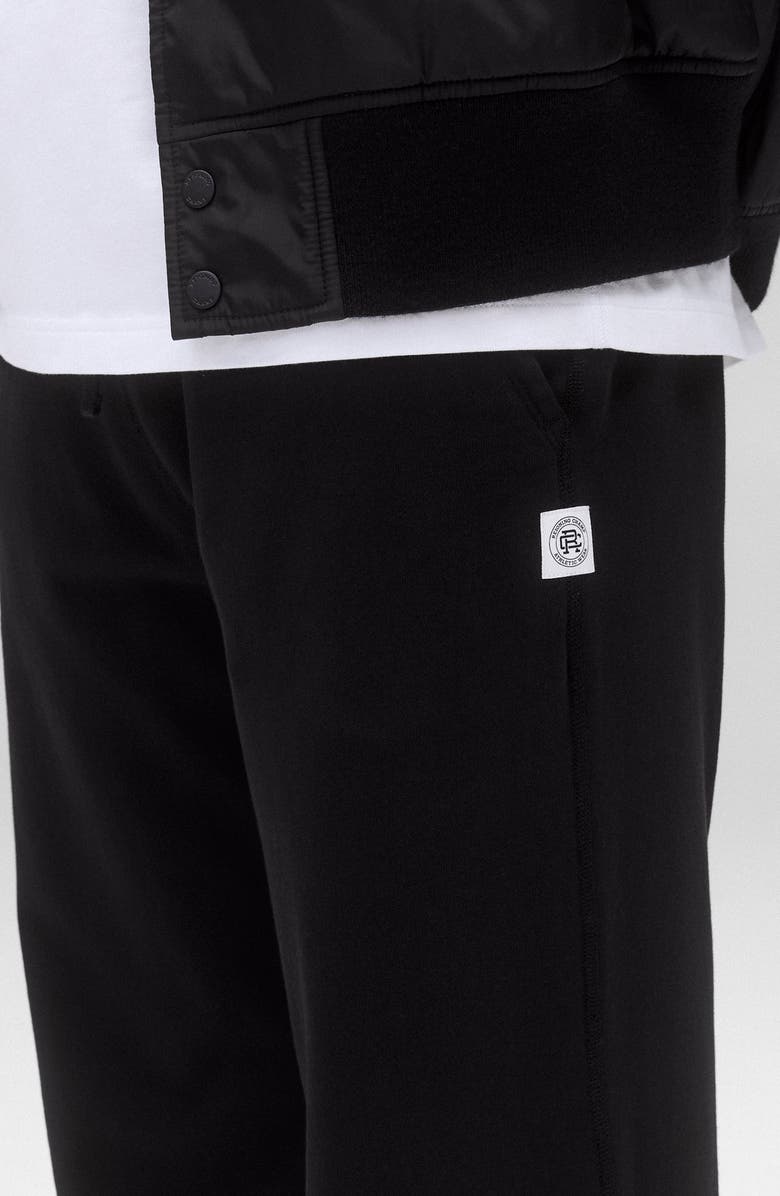 Reigning Champ Lightweight Terry Relaxed Sweatpants, Alternate, color, Black