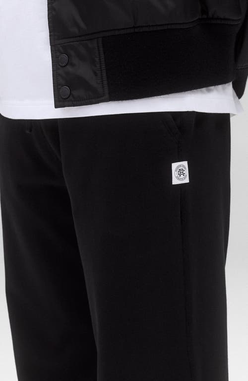 Reigning Champ Lightweight Terry Relaxed Sweatpants In Black