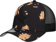 New Era Men's New Era Black Dallas Cowboys Bleached 9FORTY A-Frame Adjustable Hat