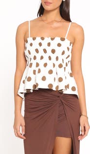 Petal & Pup Yvaine Stretch Cotton Babydoll Top