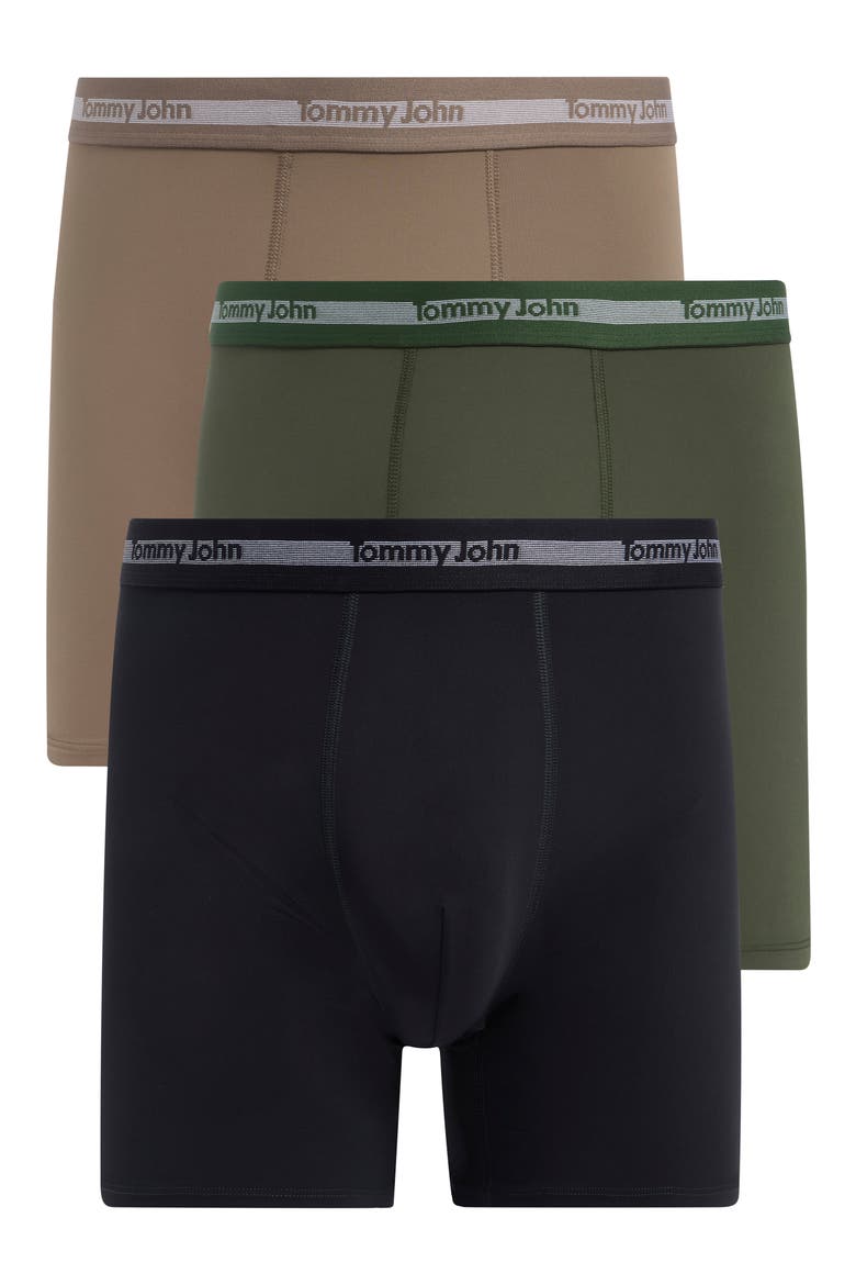 Essential 3-Pack Micro Stretch Boxer Briefs, Main, color, BLACK, FALCON, DUFFEL BAG