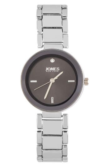 Jones New York Crystal Sunray Quartz Bracelet Watch, 32.5mm In Metallic
