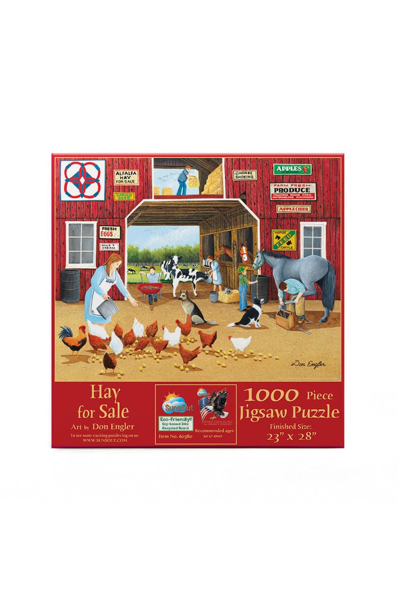 Sunsout Hay For Sale 1000 piece Jigsaw Puzzle for Adults, Alternate, color, Multicolor