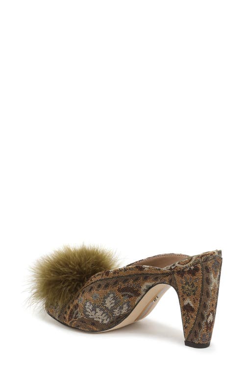 Sam Edelman Witney Feather Embellished Pump In Green