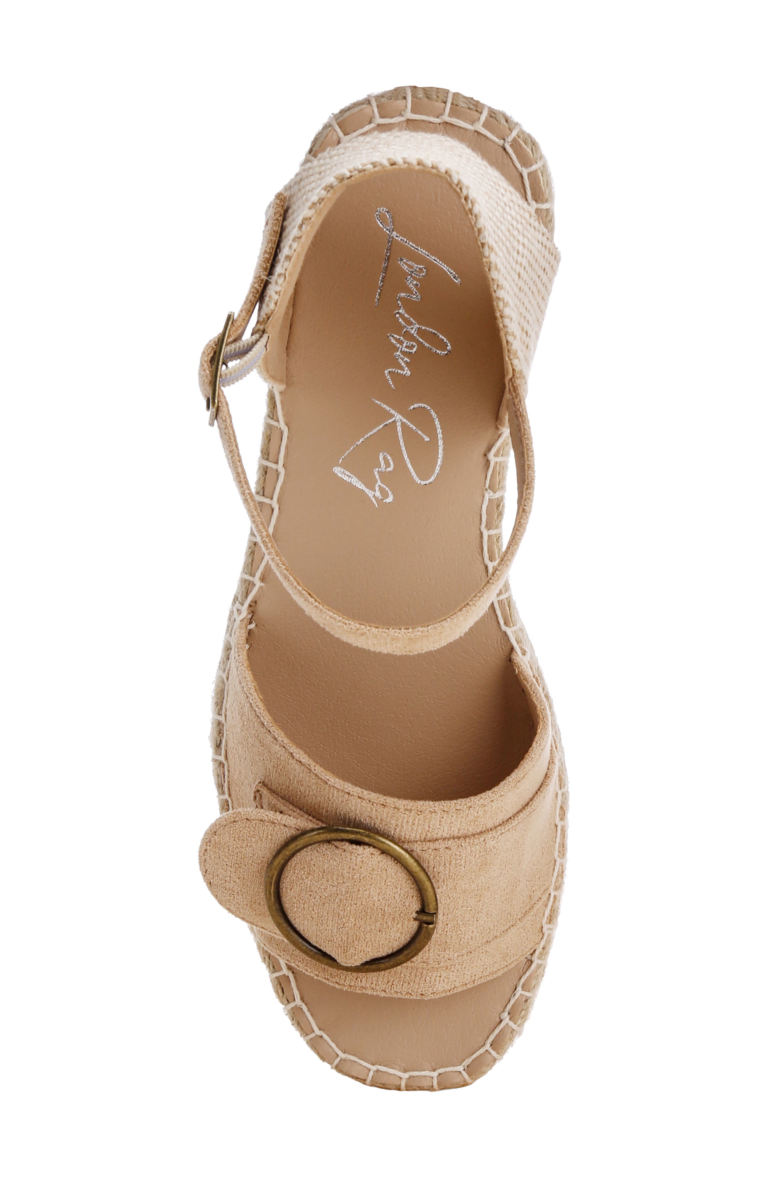 Amilta Platform Wedge Espadrille Sandal, Alternate, color, BEIGE