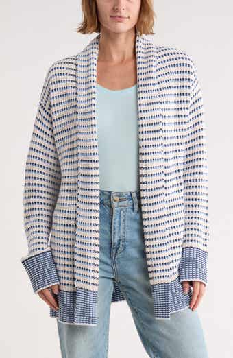 Splendid Stripe Open Front Cardigan