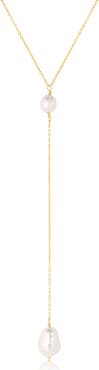 Set & Stones Penny Pearl Lariat Necklace
