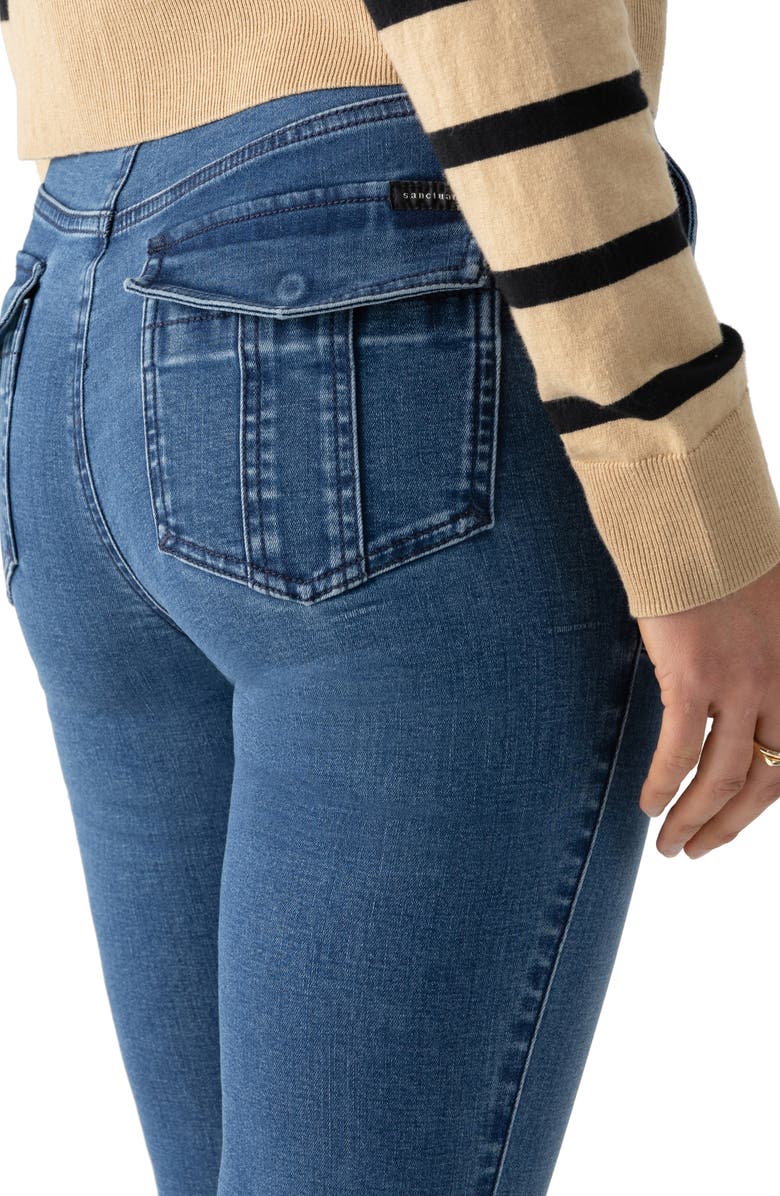 Sanctuary Sculpted Hayden Stretch Bootcut Jeans, Alternate, color, Lucky Stre