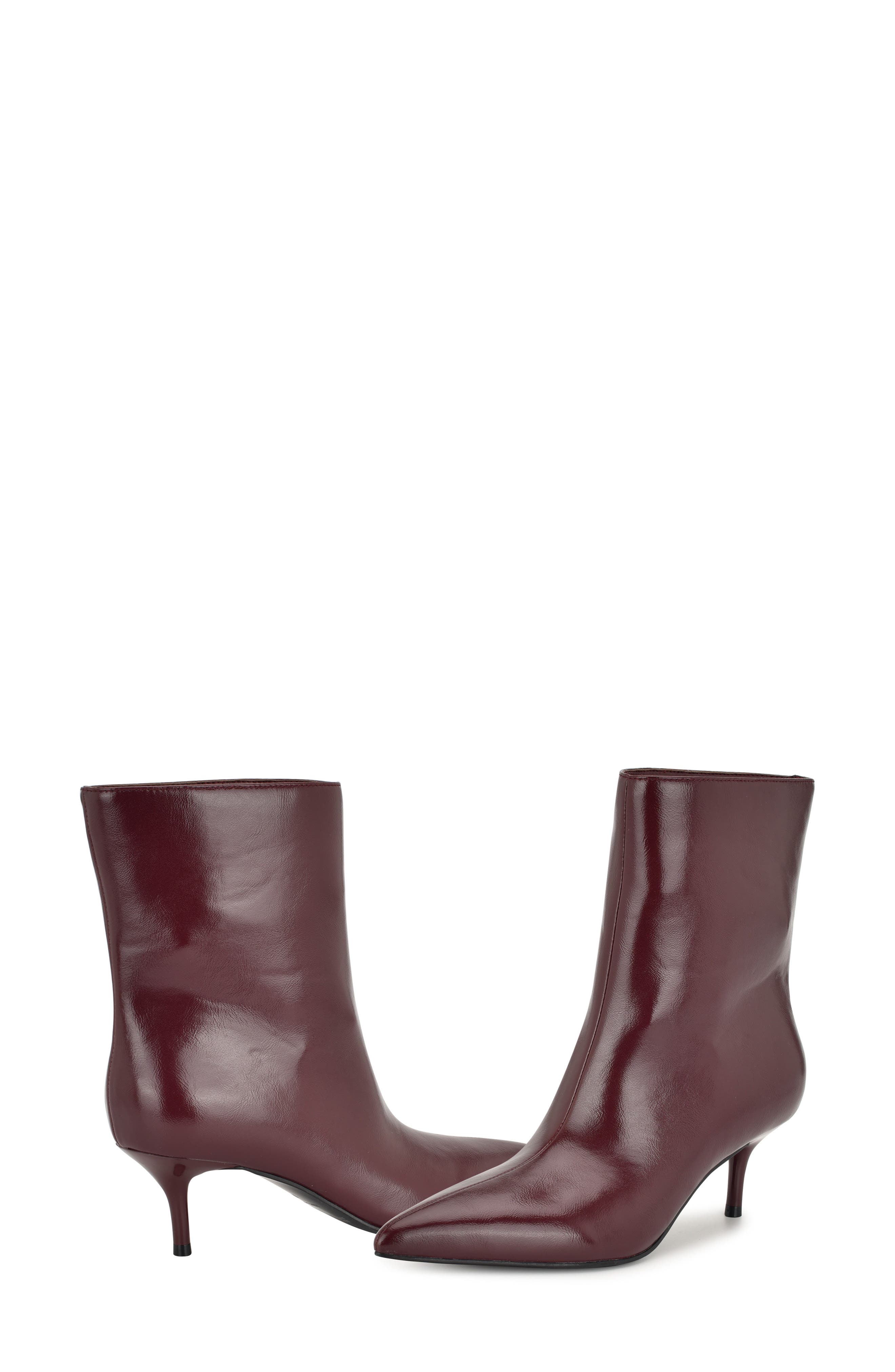 Nine West Charma Bootie, Alternate, color, Dark Red