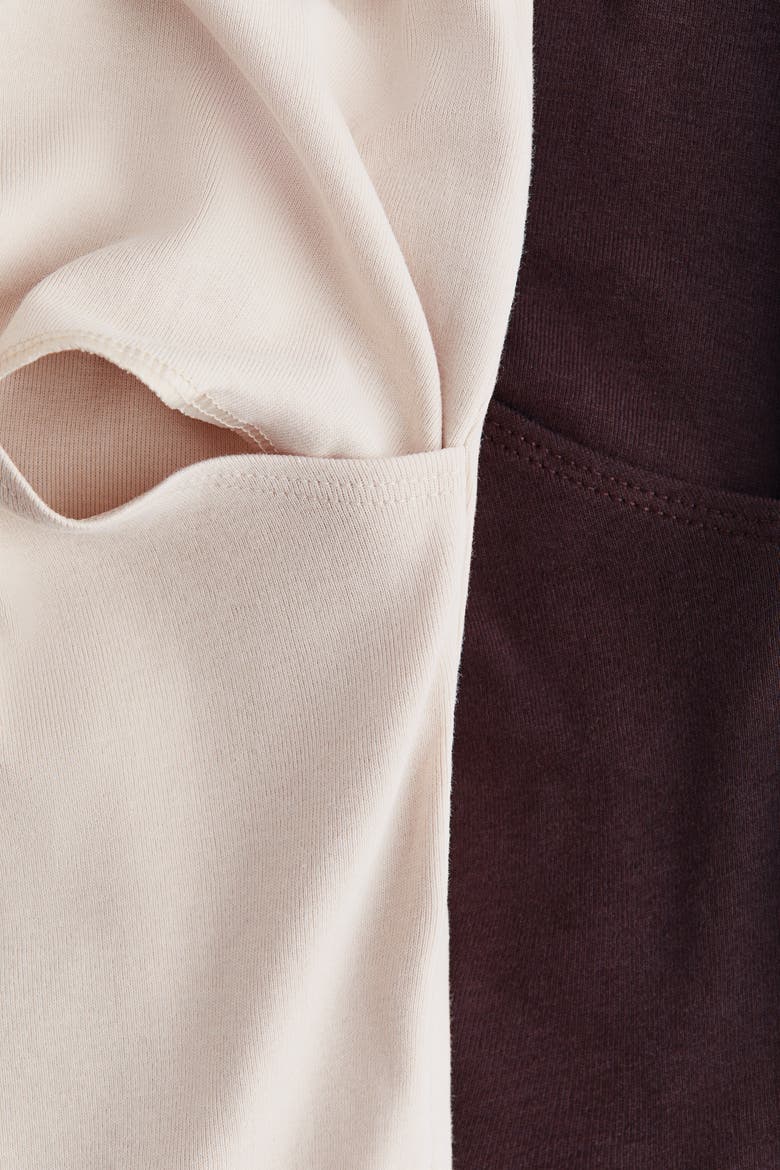 Mama 2-pack Nursing Tops, Alternate, color, Dark brown/cream