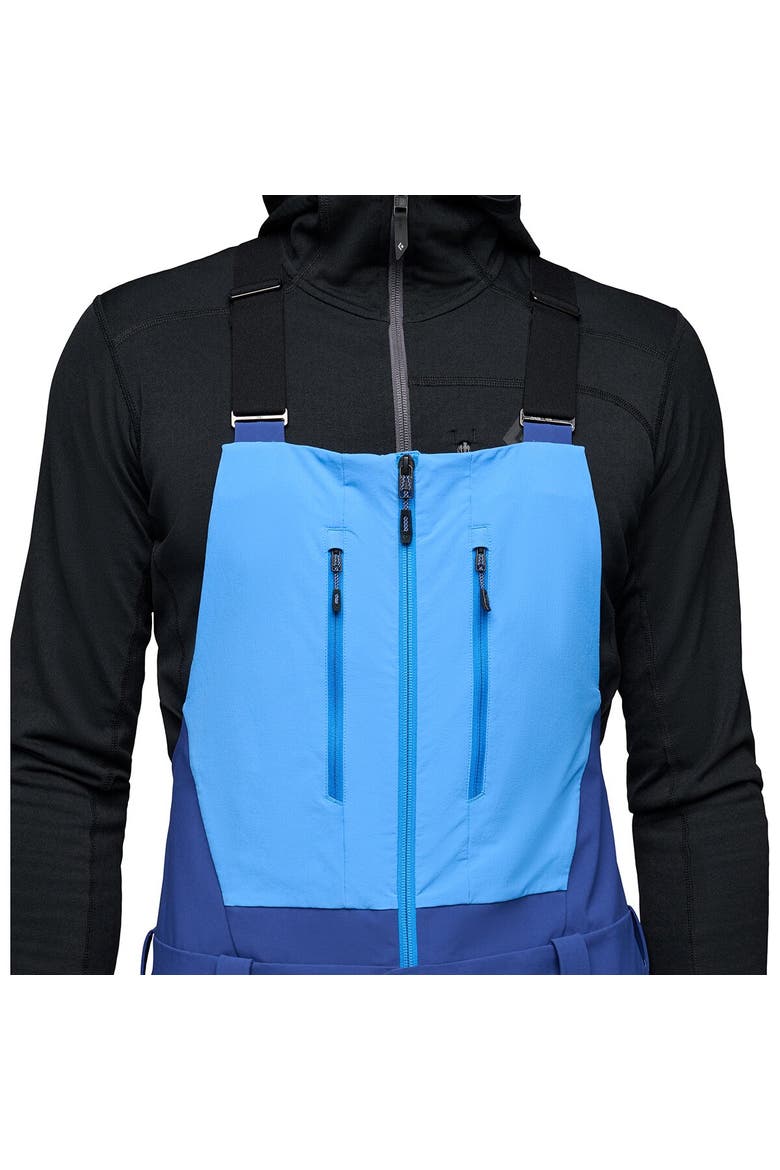 Recon Stretch Bib Pant - Men's, Alternate, color, Twilight Blue/Vertical Blue
