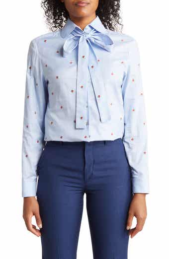 Gucci Strawberry Fil Coupé Cotton Shirt