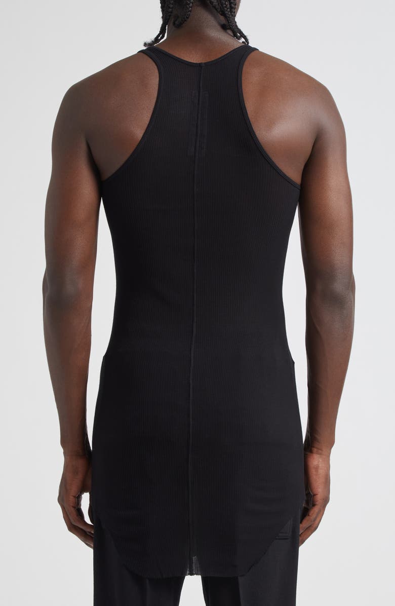 Rick Owens Basic Rib Tank, Alternate, color, Black