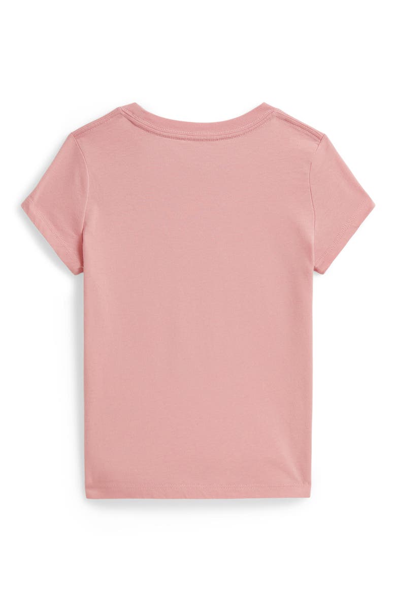 Kids' Logo Graphic Cotton Jersey T-Shirt, Alternate, color, ADIRONDACK ROSE