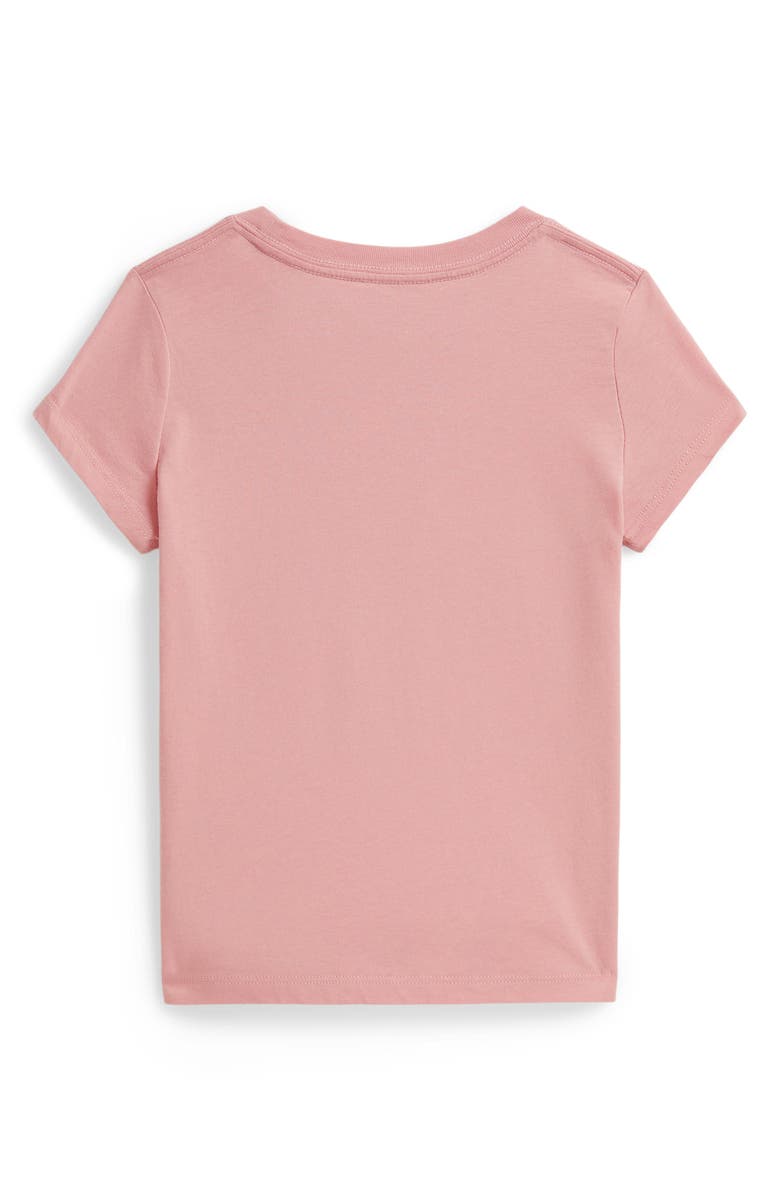 Polo Ralph Lauren Kids' Logo Graphic Cotton Jersey T-Shirt, Alternate, color, Adirondack Rose