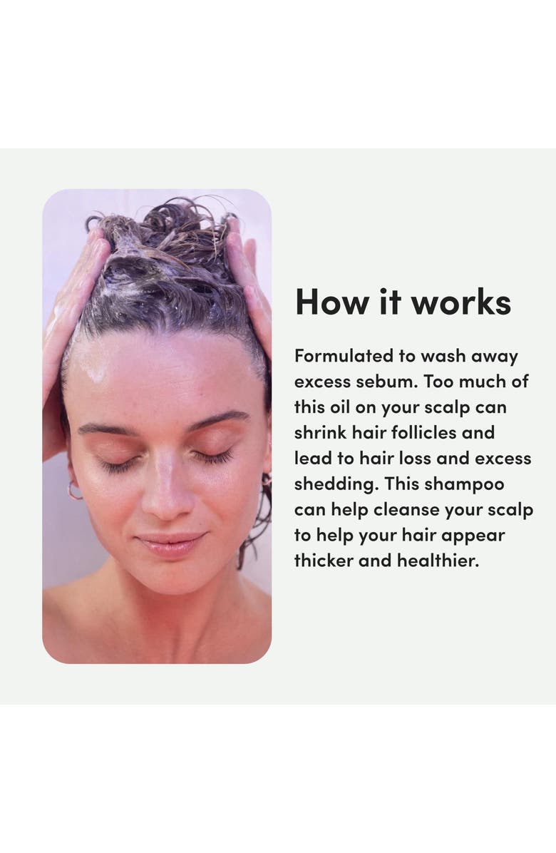 HIMS & HERS Triple Threat Thickening Shampoo Strengthening, Volumizing, Biotin Enriched Formula, Alternate, color, Blue-Green