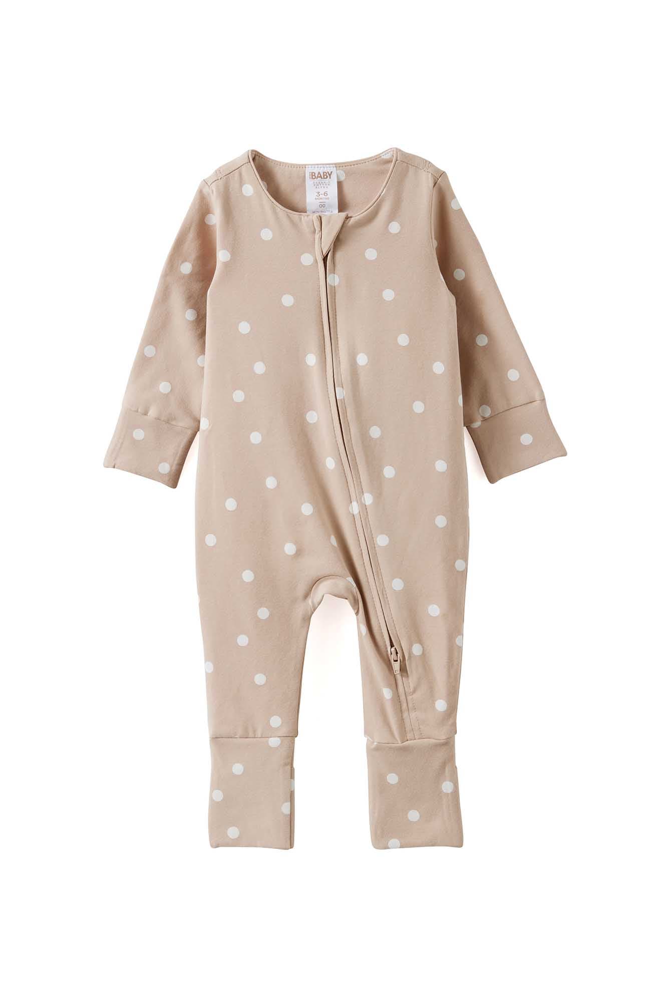 Latte Cream Polka Dot