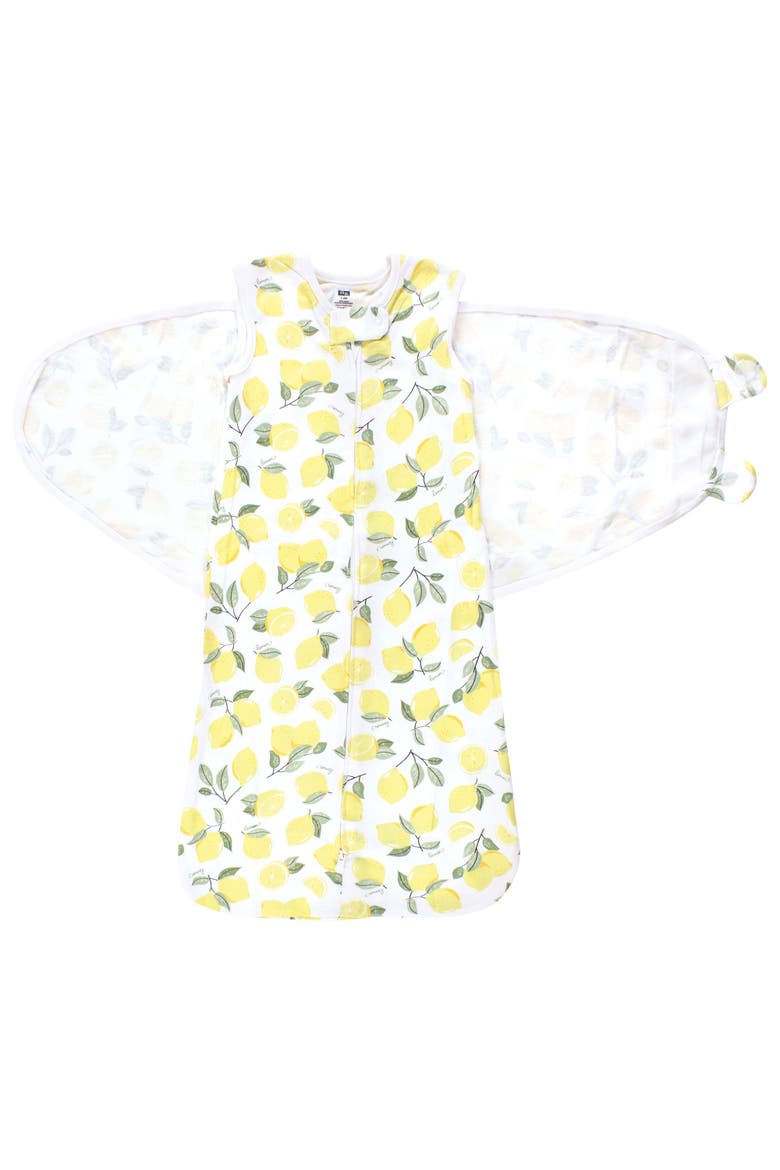 Convertible Swaddle Sleeping Bag, Alternate, color, Lemon