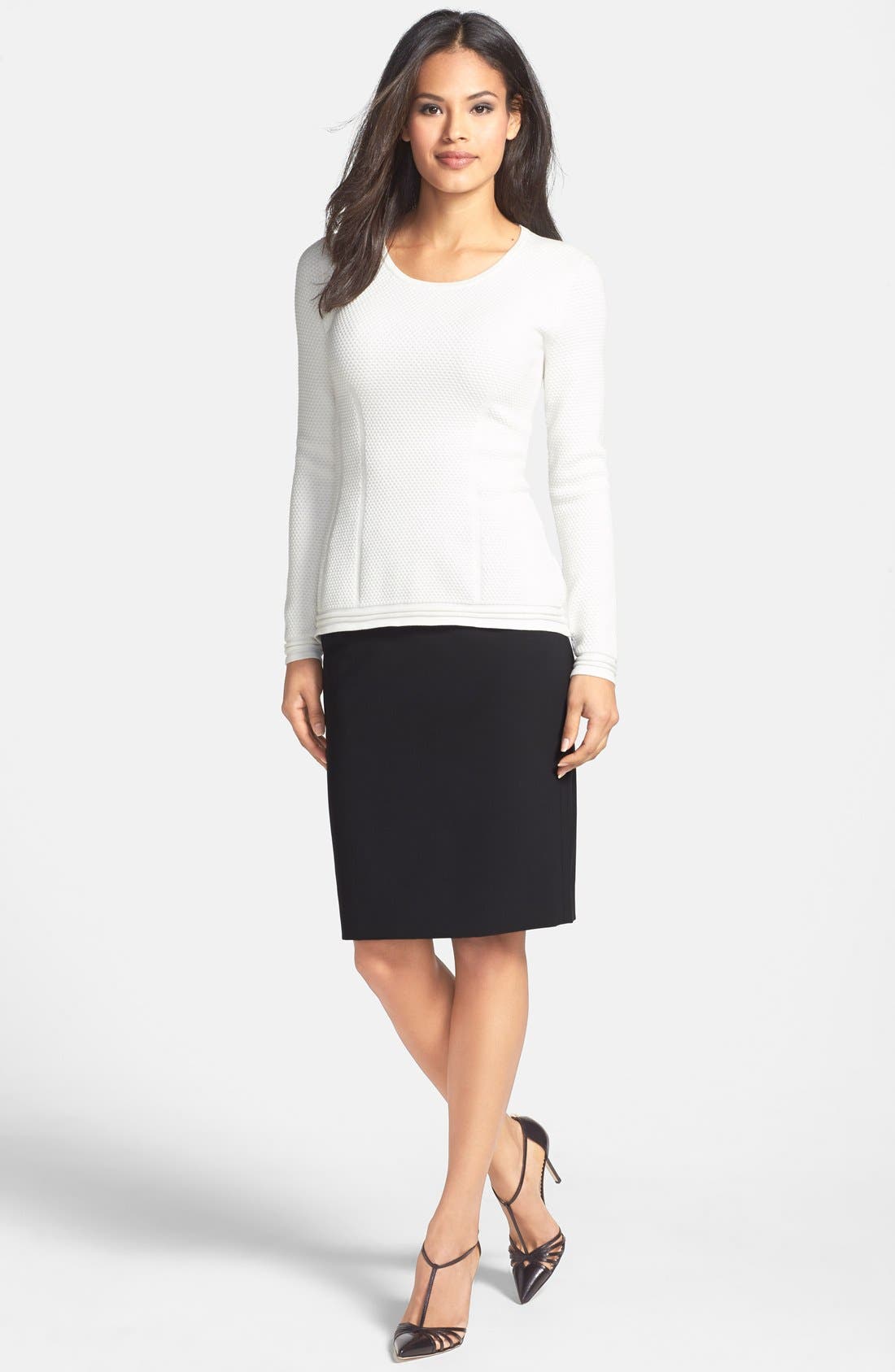 SJP by Sarah Jessica Parker 'Carrie' T-Strap Pump, Alternate, color, 