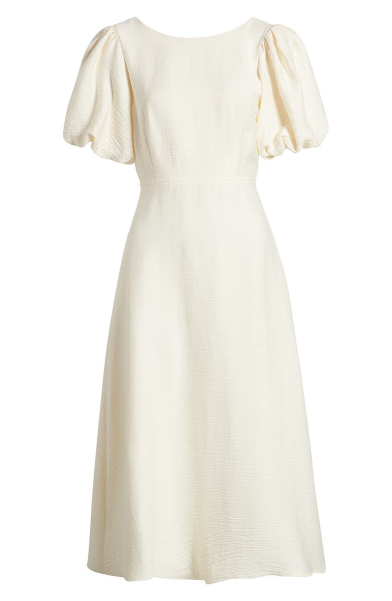 Nobody's Child Zora Puff Sleeve Midi Dress, Alternate, color, 